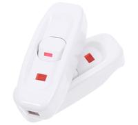 2 Pièces Interrupteur à Voyant 10a Gw320 pour Lampe Domestique | PC Abs, Contrôle Intermédiaire, Installation Simple, Protection Surcharge, Blanc pour Chambres et Salon