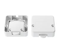 2 Pièces Interrupteur de Porte D'armoire 2a 250v, Plastique | Ouverture Tactile Automatique, Installation Facile, Capot Extérieur, pour Placard et Meuble