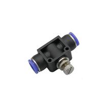 2 pièces jardin 4mm 6mm 8mm 10mm 12mm tuyau débit d'eau ajuster vanne régulateur débit d'eau contrôle vanne connecteur contrôleur de vitesse de l'eau(6mm)