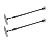 2 Pièces Jauge Magnétique Réglable, 41 à 66 CM | Fixation sur Guide de Tronçonneuse, Structure Télescopique, Acier Inoxydable Noir, Marquage Uniforme Extérieur