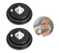 2 Pièces Joint Chasse D'Eau WC,Rondelles De Membrane Pour Chasse D'Eau,Diaphragme Haute Durabilité,Pratique Compatible Avec Flotteur Et Réservoir Toilette,Pour L'Entretien Du Système De Chasse (Noir)
