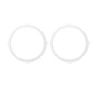 2 Pièces Joint D’étanchéité pour Autocuiseur 4l en Silicone Blanc | Accessoire Cuisine, Compatible Couvercle de Cocotte Aluminium, Nettoyage Facile, Contact Alimentaire Sûr