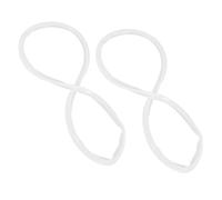 2 Pièces Joint en Silicone pour Autocuiseur 28cm A28, Blanc | Pièce pour Cocotte en Aluminium, Prévention des Fuites, Flexible et Facile à Retirer, 11 Pouces