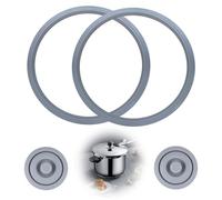 2 Pièces Joints D'étanchéité WMF + 2 Valves Ø3 cm | Compatible WMF Perfect & Perfect Plus, Pour Autocuiseurs 3L, 4,5L, 6,5L, 8,5L, Joints de Rechange