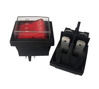 2 pièces kedu hy12 4pins dpst 10 A 250 V imperméable industriel électrique interrupteur de Poussoir basculante pour outils électriques 6.3/