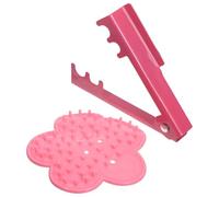 2 Pièces Kit D’Outils de Jardinage Anti-épines pour Rosiers, Rose | Pince à Clip Spéciale, Usage Polyvalent pour Plantation, Plastique et Métal, Jardins et Composition de Fleur