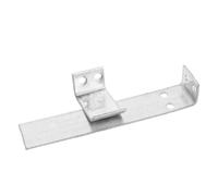 2 Pièces Kit de Butée de Positionnement en Métal Argenté Solide | Installation sur Axe ou Bord de Rail, Assure un Déplacement Fluide, Adapté aux Volets Roulants
