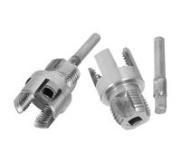 2 Pièces Kit de Filetage Filière à Interne et Externe 4/6 Pouces | Outil Portable en Acier au Carbone, Compatible Perceuse Électrique, pour Réparations Plomberie et Bricolage