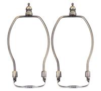 2 Pièces Kit de Lampe-harpe en Alliage Doré pour Abat-jour 6