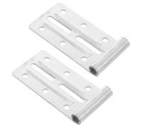 2 Pièces Kit de Renfort Support en Fer Usage Résidentiel Argenté | Renfort de Panneau, Usage Toutes Saisons, Compatible Portes Sectionnelles, Installation Facile