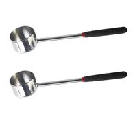 2 Pièces Kit Ouvre-noix Tropical en Acier Inoxydable Marteau, Prise | Bords Lisses, Surface Résistante à L’usure, Ouverture Ronde Pratique, pour Coques Dures, Bars à Jus et Fêtes Plage