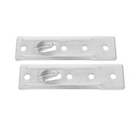 2 Pièces Kit Support Chauffe-eau Invisible en Métal | Plaques à Crochet et Fixations Incluses, Installation Rapide, pour Chauffe-eau Électriques sans Réservoir