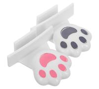 2 Pièces Lève-abattant de Toilette ABS, Poignée Griffe de Chat | Ouverture Pratique du Couvercle, Accessoire Adapté aux Sièges, pour Familles, Toilettes Partagées, Couleur Aléatoire