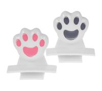 2 Pièces Lève-abattant Wc Chat, Poignée pour Siège et Couvercle | Style Patte de Chat, Aide au Levage sans Contact, pour Garçon Fille et Lieux Commerciaux, Design Mignon Couleur Aléatoire