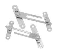 2 Pièces Limiteur de Fenêtre en Acier Inoxydable pour Casement | Sécurité Garçon et Filles, Contrôle de Ventilation, Résiste aux Intempéries, Finition Argentée, Usage Maison