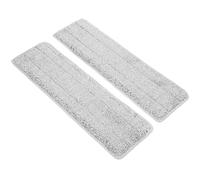2 Pièces Lingette de Balai Réutilisable en Fibre Fine | Remplacement Lavable, Usage Maison ou Bureau, pour Carrelage, Bois et Vinyle, Coin Étroit