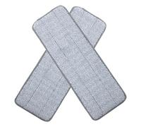 2 Pièces Lingettes de Rechange pour Balai en Tissu Synthétique | Tissu Lavable, pour Écoles et Salles de Sport, Nettoie Coins Étroits, Plinthes et Recoins