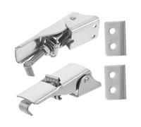 2 Pièces Loquet à Bascule en Acier Inoxydable 304 Réglable | Fermoir Poli à Montage en Surface, Tension Ajustable, Anti Vibrations, pour Armoires Métalliques et Coffrets de Commande