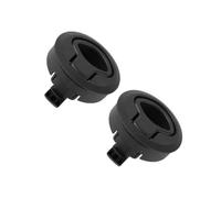 2 Pièces Loquet à Verrouillage par Pression pour VR et Bateau Noir | Montage Discret, Plastique, Remplacement des Anciens Boutons, Usage sur Camping-yacht