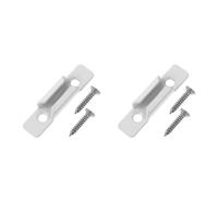 2 Pièces Loquet de Fenêtre en Alliage de Zinc, Gâche Blanche 30 MM | Verrouillage Robuste, Surface Lisse et Antirouille, pour Châssis, Réparation, Installateurs et Propriétaires