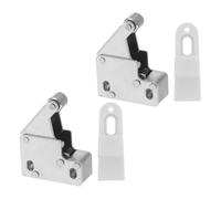 2 pièces Loquet de Porte d'Armoire Mécanisme à Roulettes 2,9x2,5x1,1cm | Système Anti-Collision Billes Amortissantes, pour Meubles Modernes et Portes de Commode