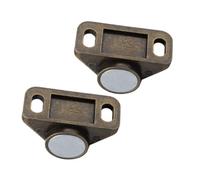 2 Pièces Loquet Magnétique pour Armoire en Alliage de Zinc | Tiroirs et Placards, la Cuisine ou Garde-robe, Maintien Fermé Sûr, Sécurité Accrue, Finition Antique