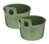 2 Pièces Louche à Eau de Jardin en Plastique Épais | Louche Pratique pour Fleurs et Solution, Surface Lisse, des Éclaboussures, Nettoyage Facile