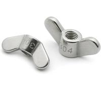 2 Pièces M3-M12 Serrer À La Main Lingot Papillon Écrous À Oreilles En Acier Inoxydable 304