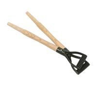 2 Pièces Manche de Pelle à Bêcher de Remplacement 23 Pouces | Poignée Ergonomique Antidérapante, Installation Rapide, pour Outils de Jardin et Travaux Extérieurs