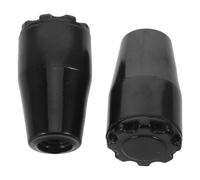 2 Pièces Manchon Noir en Plastique pour Poignée de Porte de Chaudière 10 | Remplacement Facile, Entretien Simple, Adapté aux Portes de Poêle à Bois et Appareils de Chauffage Domestiques