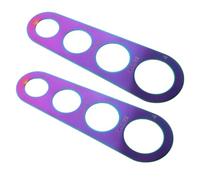 2 Pièces Mesure de Spaghettis en Acier Inoxydable 4 Trous Cuisine