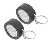 2 Pièces Mètre Ruban de Poche Rétractable Mini 1m Noir en Alliage