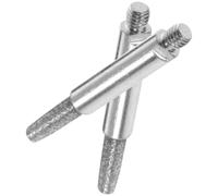 2 Pièces Meule à Tronçonneuse 4,8mm en Fer et Corindon | Grain Émeri, Finition Fine et Régulière, Usage Atelier, Polissage Métal, pour Bordures de Verre