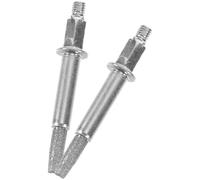 2 Pièces Meule pour Chaîne Tronçonneuse en Corindon et Fer | Affûtage Précis, Haute Fiabilité et Finition Métal, pour Bois et Métal, Accessoire de Remplacement