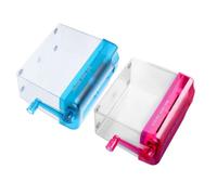 2 Pièces Mini Destructeur de Documents Manuel, A6 | Métal et Plastique, Manivelle à Main, pour Cartes et Papiers A6, Petit Format pour Espace Réduit