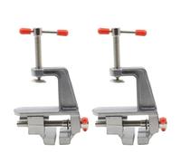 2 Pièces Mini Étau de Table Plat à Serrage, Portable | Alliage D’aluminium et Vis en Acier, Fixation sur Bord de Table, pour Électronique, Bijoux et Atelier Créatif