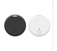 2 Pièces Mini Forme Ronde Bluetooth Intelligent Anti-Perte Dispositif GPS Tracker pour Bagages-Enfants-Animaux De Compagnie Ala A463