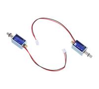 2 Pièces Mini Interrupteur à Pousser-tirer Électroaimant Dc 12 V | Commande Push-pull Compacte, Mécanisme Télescopique Robuste, pour Équipements Industriels et Dispositifs