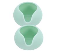 2 Pièces Mini Saucière en Céramique Verte Mate Bec Verseur | Miel, Grains de Café et Sauces, Présentation Élégante à Table, Entretien Facile, Service Buffet ou Restaurant