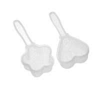 2 Pièces Moule à Onigiri Cœur Fleur de Prunier PP Blanc | Préparation Rapide, Forme Cœur et Fleur de Prunier, Surface Antiadhésive, Usage Sushi Fait Maison