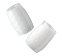 2 Pièces Moule à Vase en Silicone Irrégulier Blanc | Parois Intérieures Lisses, Démoulage Facile, Réutilisable, Capture Textures Pétales et Pierre, Projets Déco