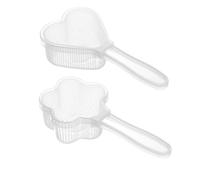 2 Pièces Moule Cœur Fleur de Prunier pour Boulettes de Riz en PP | Surface Antiadhésive, Usage Maison pour Sushi Diy, Préparation Rapide, Forme Cœur et Fleur de Prunier