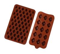 2 Pièces Moule en Silicone à Chocolat Forme Feuille D’érable | Démoulage Facile, Parois Intérieures Lisses, Nettoyage Rapide, Adapté aux Bonbons Durs, Garçon Fille et Préparations Festives