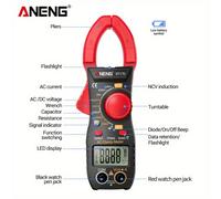 2 pièces Multimètre numérique haute précision 1999 points avec écran LED, courant AC, capteur NCV, outil professionnel Stylo de test VC1010,Ampèremètre ST170,ST170 NoirABS