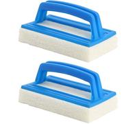 2 Pièces Nettoyant Ligne d'eau Piscine Brosse Balai Eponge Piscine Ligne deau Multifonctionnelle Nettoyant (14.5 * 8.5cm)