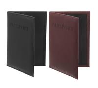 2 Pièces Organisateur de Pochette Cartes Identité Portable | Résistant à L’usure, Léger, pour Documents de Voyage, Protection des Cartes et Papiers, Format Compact