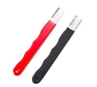 2 pièces outil de jardin de poche affûteur de coupe pour sécateurs élagueurs cisailles à haies ciseaux hachettes machettes pelouses outil de camping en plein air en plein air