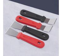 2 pièces Outils de grattage coudés, grattoir pour fond de casserole/poêle, enleveur de graisse, grattoir à glace droit pour réfrigérateur Taille UniqueAcier inoxydable
