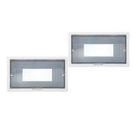 2 Pièces Panneau de Protection, Couvercle Plastique | Panneau de Boîte de Distribution Uniquement, Usage Intérieur Mural, Design Sobre pour Coffret Électrique