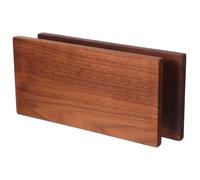 2 Pièces Panneau en Bois de Noyer Massif 20x10cm, 1cm, Brut | Texture Naturelle, Grain Élégant, Format Compact pour Projets Décoratifs, Enseignes, Atelier et Classe